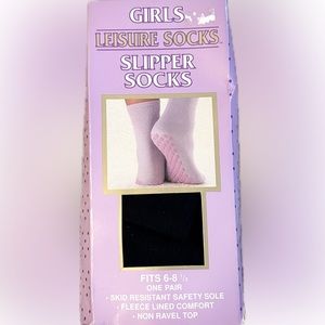 NIB Slipper Socks 6-8